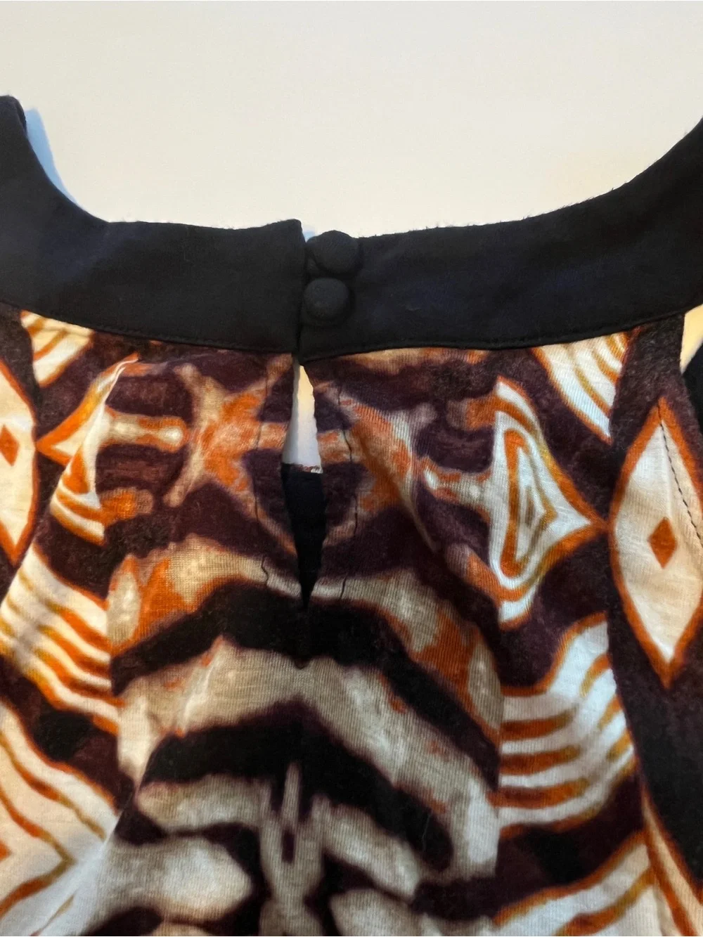 a.n.a Girls Geometric Halter tops in Black, Brown & Cream size PM